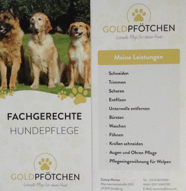 Hundesalon Goldpfötchen in Duisburg