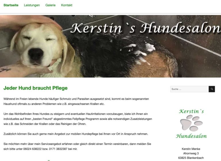 Kerstins Hundesalon blankenbach 768x559