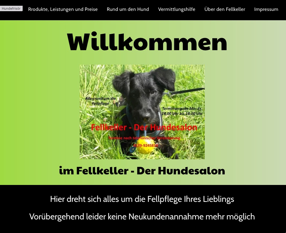 Hundesalon Fellkeller in Selters (Taunus)