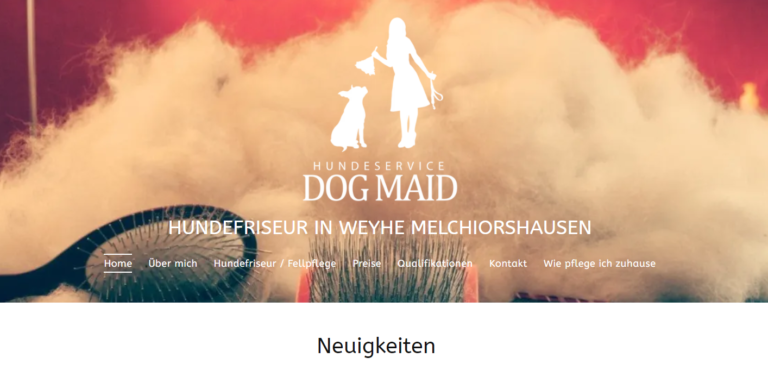 2021 11 15 13 56 16 Dog Maid Hundefriseur and 2 more pages Personal Microsoft​ Edge 768x383