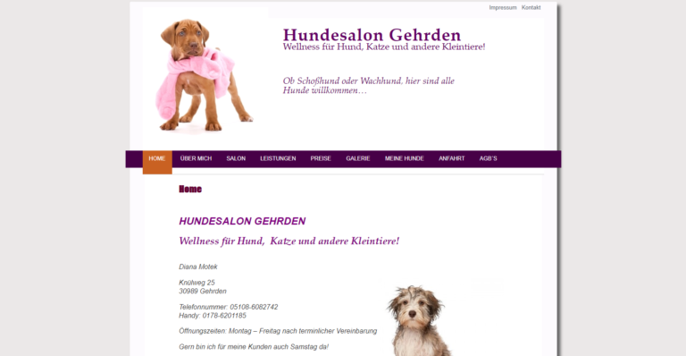 2021 11 15 14 47 41 Hundesalon Gehrden and 5 more pages Personal Microsoft​ Edge 768x398