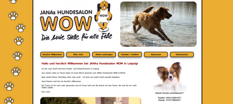 2021 11 16 00 48 03 JANAs Hundesalon WOW Ihr Hundesalon in Leipzig and 4 more pages Personal M 768x344