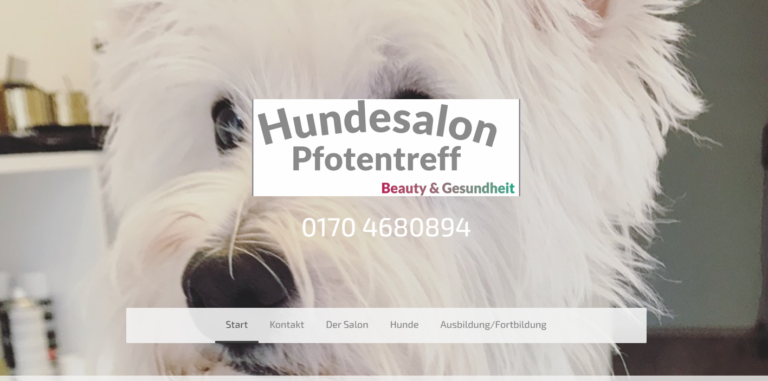 2021 11 16 21 51 27 Ihr Hundesalon in Steinhagen hundesalon pfotentreffs Webseite and 3 more page 768x381