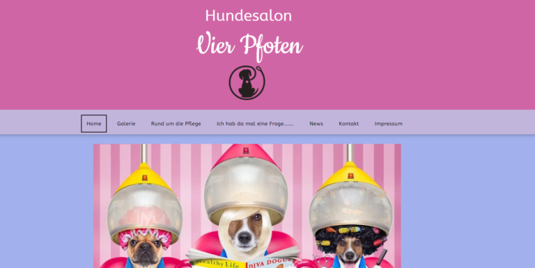 2021 11 16 21 59 41 Hundesalon Vier Pfoten Ihr Hundefriseur in Guetersloh and 3 more pages Personal 768x386