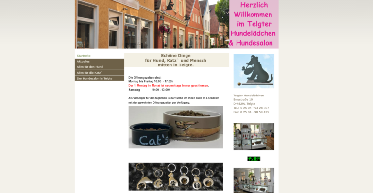 2021 11 17 14 41 20 Telgter Hundelaedchen Hundesalon Herzlich Willkommen and 3 more pages Per 768x398