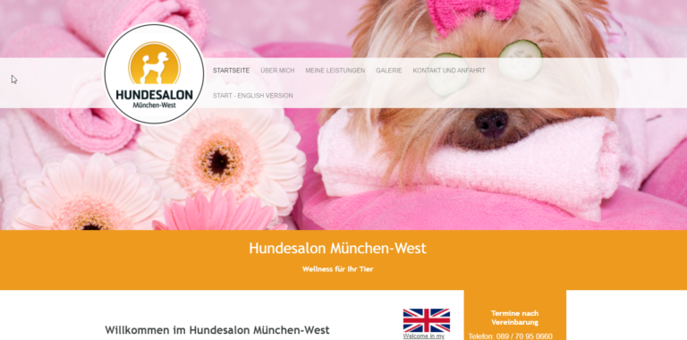 2021 11 26 12 49 38 Willkommen im Hundesalon Muenchen West and 3 more pages Personal Microsoft​ E 768x380