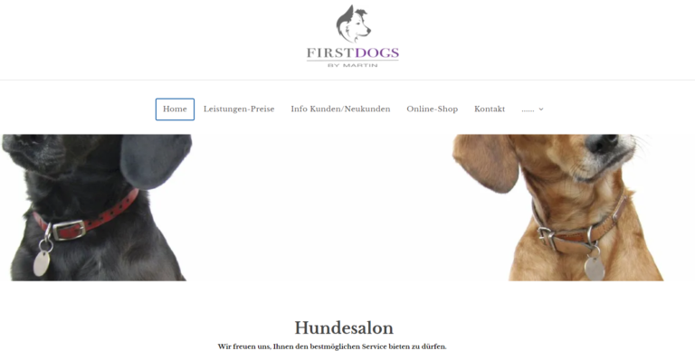 2021 11 26 13 57 43 Hundesalon Firstdogs der Hundefriseur in Muenchen and 3 more pages Personal M 768x388