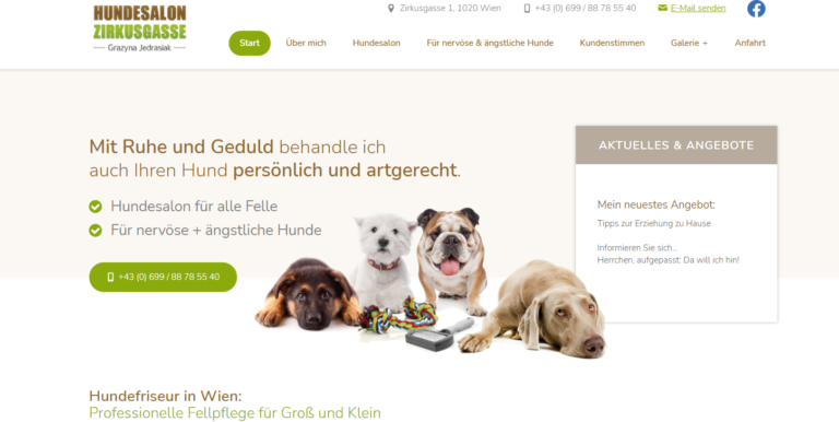 2021 11 27 01 09 01 Hundefriseur in Wien  Fellpflege auch fuer aengstliche Hunde and 6 more pages Pe 768x386