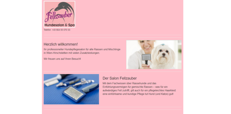 2021 11 29 18 58 21 Fellzauber Hundesalon Spa. and 3 more pages Personal Microsoft​ Edge 768x379