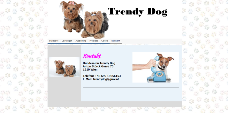 2021 11 29 23 09 43 Trendy Dog Kontakt and 3 more pages Personal Microsoft​ Edge 768x381