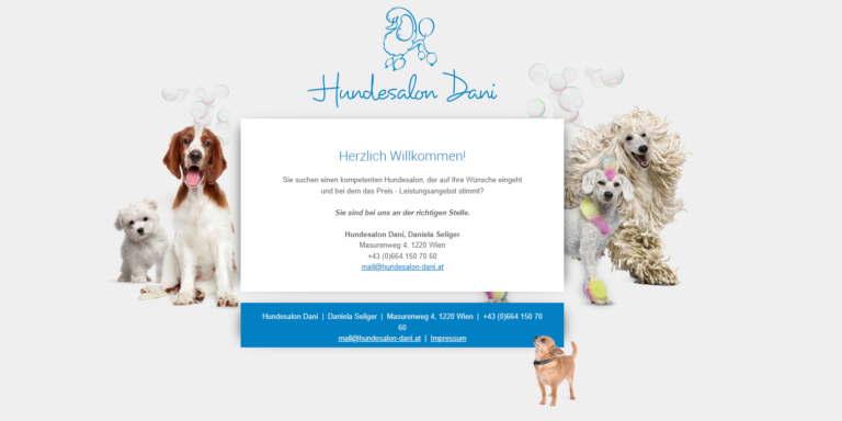 2021 11 29 23 29 33 Willkommen Hundesalon Dani and 2 more pages Personal Microsoft​ Edge 768x384