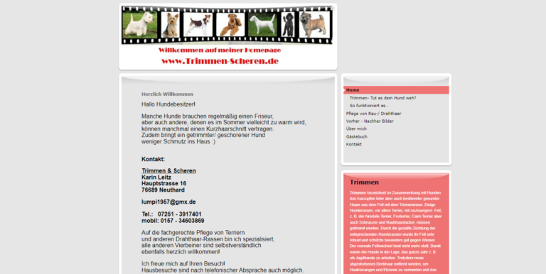 2021 11 30 19 15 47 Willkommen auf meiner Homepage TrimmenScheren.de Home and 3 more pages Pers 768x386