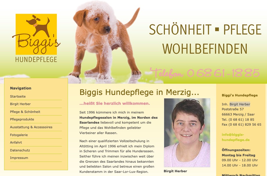 Hundesalon Biggis Hundepflege in Merzig