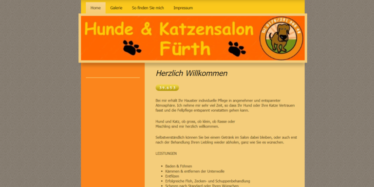 2021 12 03 16 35 43 Hundesalon Fuerth Home and 3 more pages Personal Microsoft​ Edge 768x383