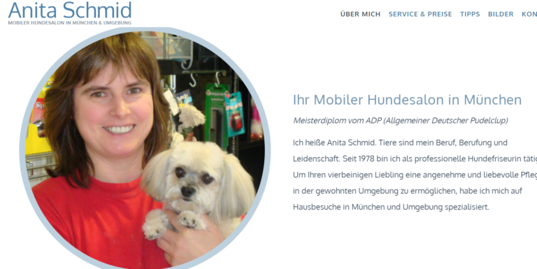 2021 12 04 17 57 24 Anita Schmid   Mobiler Hundesalon in Muenchen Umgebung 768x385