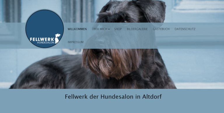 2021 12 06 11 57 17 Hundesalon Altdorf Willkommen and 3 more pages Personal Microsoft​ Edge 768x388