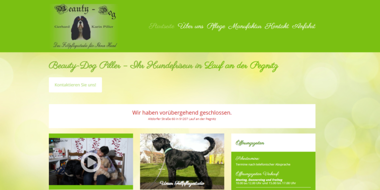 2021 12 06 13 41 06 Beauty Dog Lauf an der Pegnitz   Hundefriseur Tierzubehoer and 3 more pages  768x385