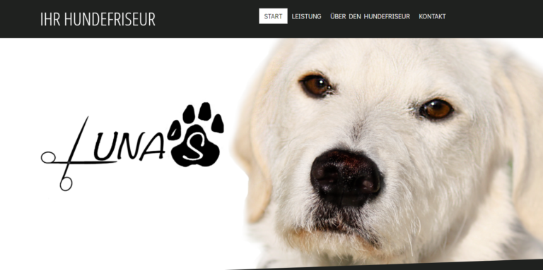 2021 12 14 20 53 04 Hundefriseur Lunas Hundefriseur Lunas mobile Fellpflege und Hundepflege aus  768x383