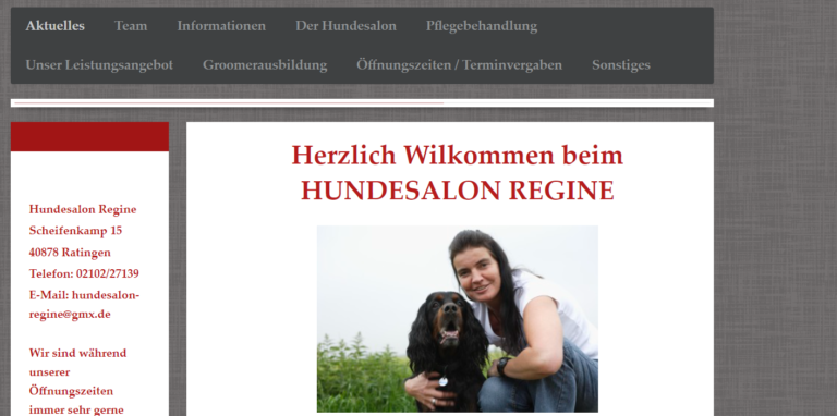 2021 12 15 15 22 51 Hundesalon Regine Fachgerechte kompetente und liebevolle Hundepflege in Ratin 768x382