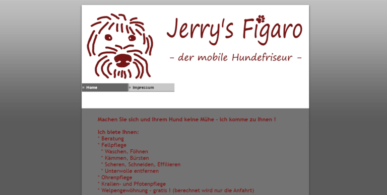 2021 12 18 09 47 37 Home Jerry´s Figaro der mobile Hundefriseur aus Dinslaken 768x388