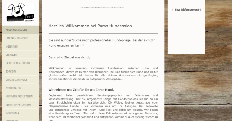 2021 12 21 16 10 27 Pams Hundesalon Herzlich Willkommen and 3 more pages Personal Microsoft​ E 768x402