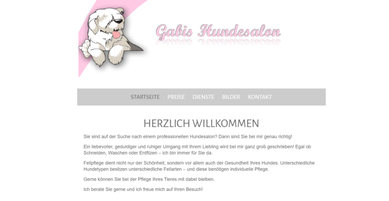 2021 12 21 16 22 05 Herzlich Willkommen gabis hundesalon bernstadts Webseite and 3 more pages P 768x397
