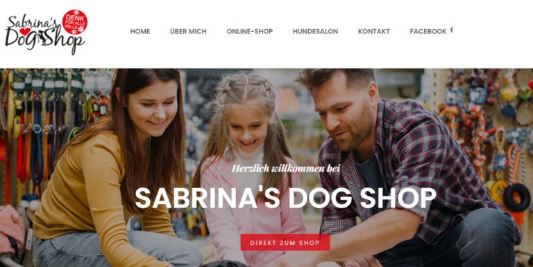 2021 12 23 12 29 13 Sabrinas Dog Shop Hundesalon Hundeshop Hundefutter 768x386