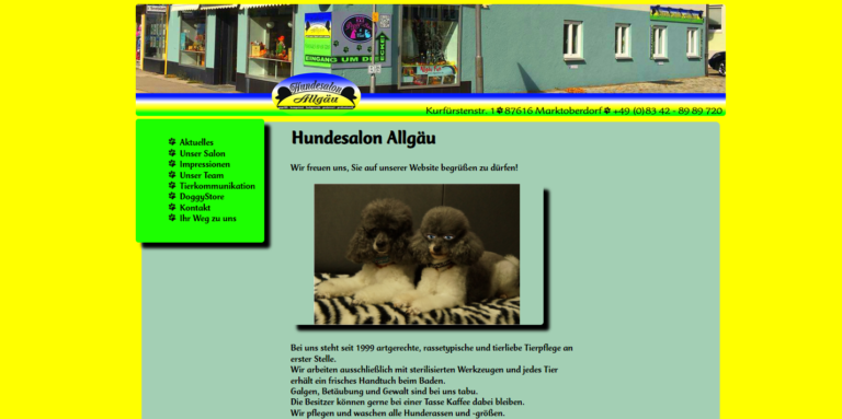 2021 12 25 00 51 54 Hundesalon Allgaeu and 2 more pages Personal Microsoft​ Edge 768x383